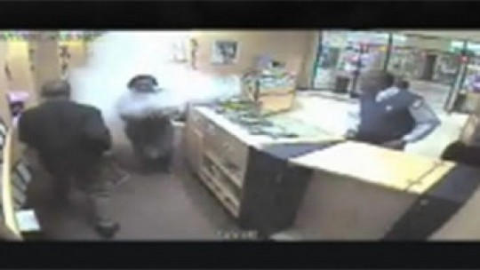 CCTV of Smoke Screen activation in jewellery store in South Africa