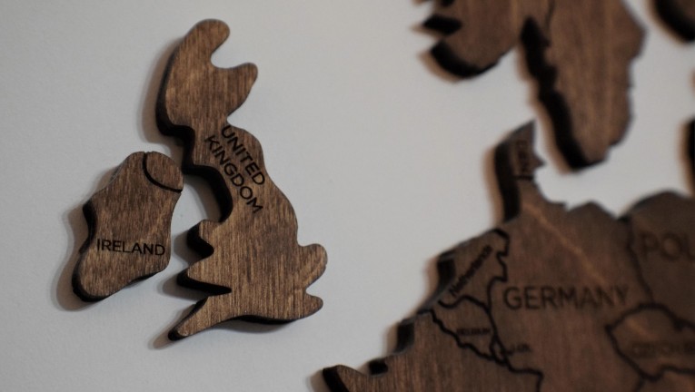 United Kingdom wooden puzzle