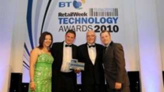 Smoke Screen collecting BT Technology Award