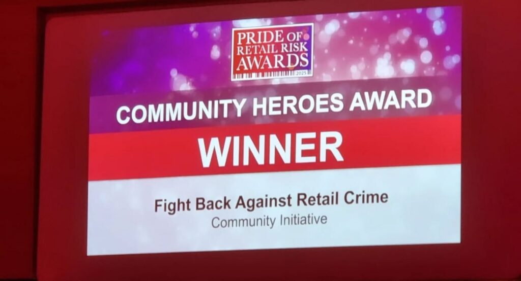 ride of Retail Risk Awards 2025 — Community Heroes Award Winner: Fight Back Against Retail Crime Community Initiative.